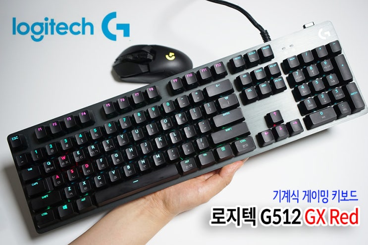  기계식 키보드 로지텍 G512 GX Red 카일 적축 사용 후기