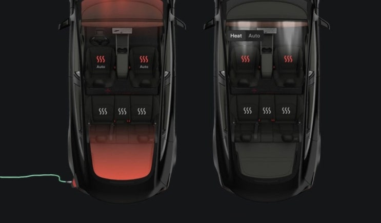 Tesla, 새 버전의 모바일 앱에 자동 좌석 난방 제어 기능 추가