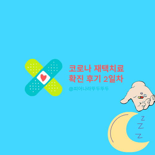  코로나 확진 후기| 2일차 :증상,  재택치료 , 확진전 동거인 기침 두통 고열 인후통 잠복기 주의
