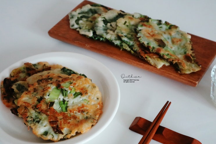  고소하고 바삭한 봄동전 만들기