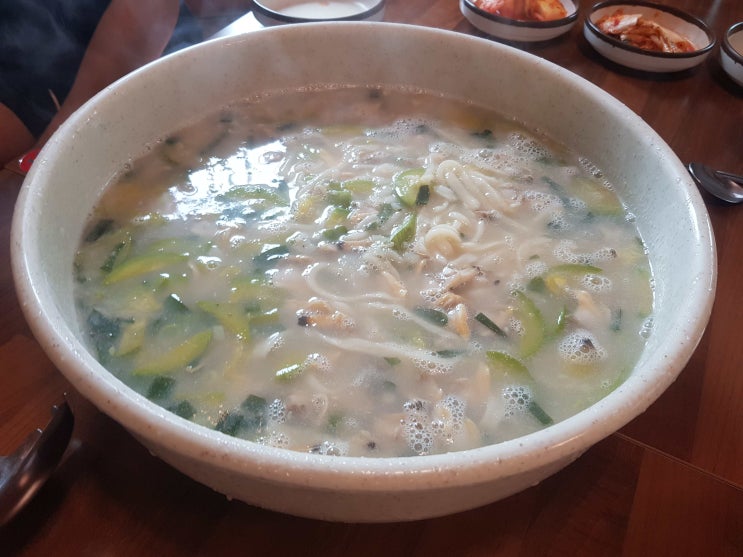  청정옹진 7미 음식점 선재도 바람의 마을 바지락칼국수&해물파전
