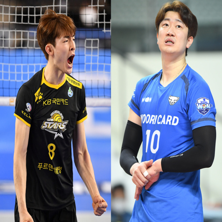 남자배구 KB손해보험 우리카드 3월 14일 경기예상(케이타 김정호 양희준 알렉스 나경복 김재휘)