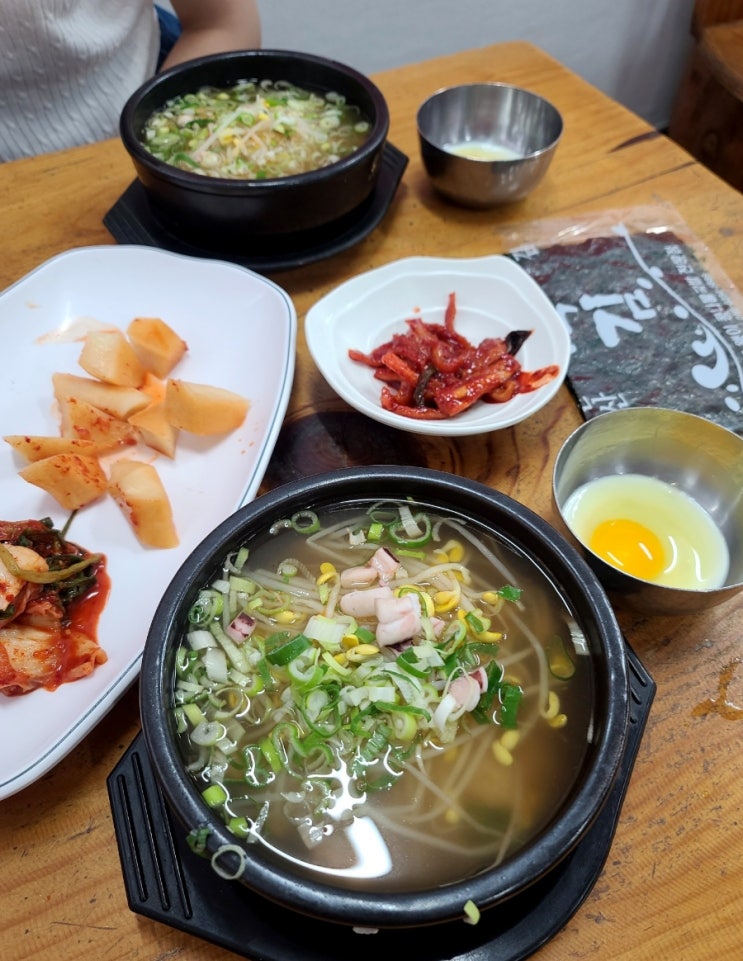  [전주]전주 여행 맛집/아침식사 좋은 시원하고 구수한 콩나물국밥 맛집! 전주왱이콩나물국밥전문점!