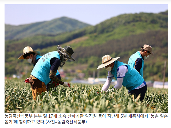 농번기 인력수요 중점관리 시군 선정…‘체류형 영농작업반’ 도입 농번기 인력수요 중점관리 시군 선정…‘체류형 영농작업반’ 도입