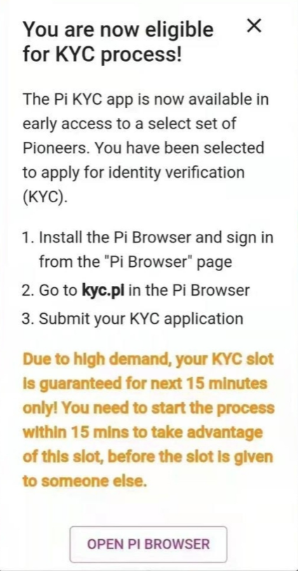  파이코인, Pi KYC