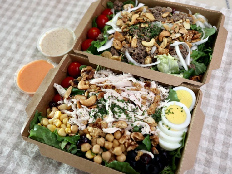  인천샐러드 선학동 다인샐러드카페 문학산 맛집이네