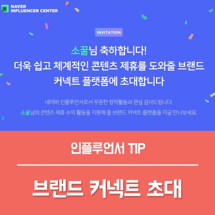 네이버 인플루언서 브랜드 커넥트 플랫폼 권한 기준