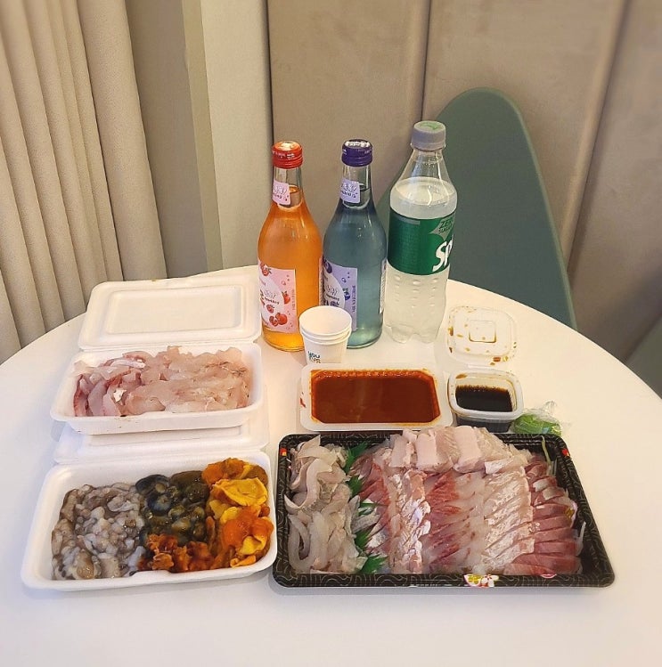  자갈치시장 횟집 영도횟집 해산물과 자갈치 회포장
