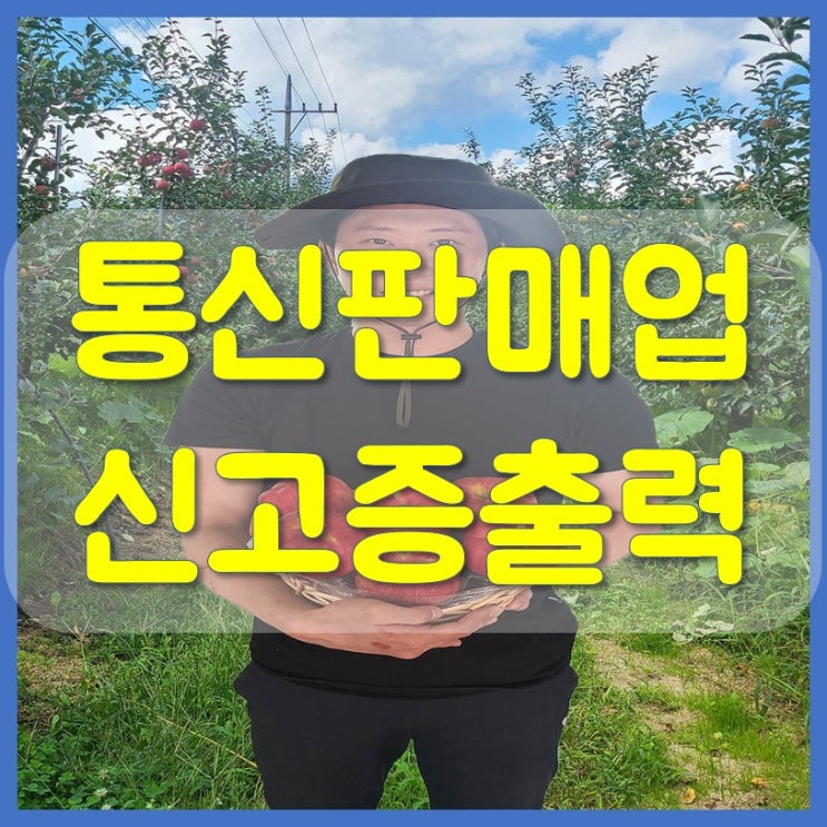  통신판매업 신고증 출력 재발급 방법 이렇게!