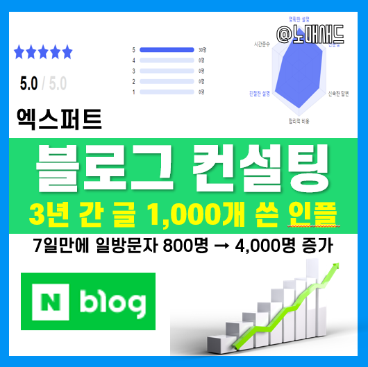 블로그 컨설팅(바***님) - 3년 동안 1,000개의 글을 쓴 인플루언서의 재도약 지원