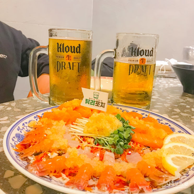  부산/명지/신호동 삼겹살껍데기맛집 '신호동 두툼' & 제주도 분위기 그대로 딱새우회가 계속 생각나는 '신호동탐라포차' (탐라포차메뉴추천)