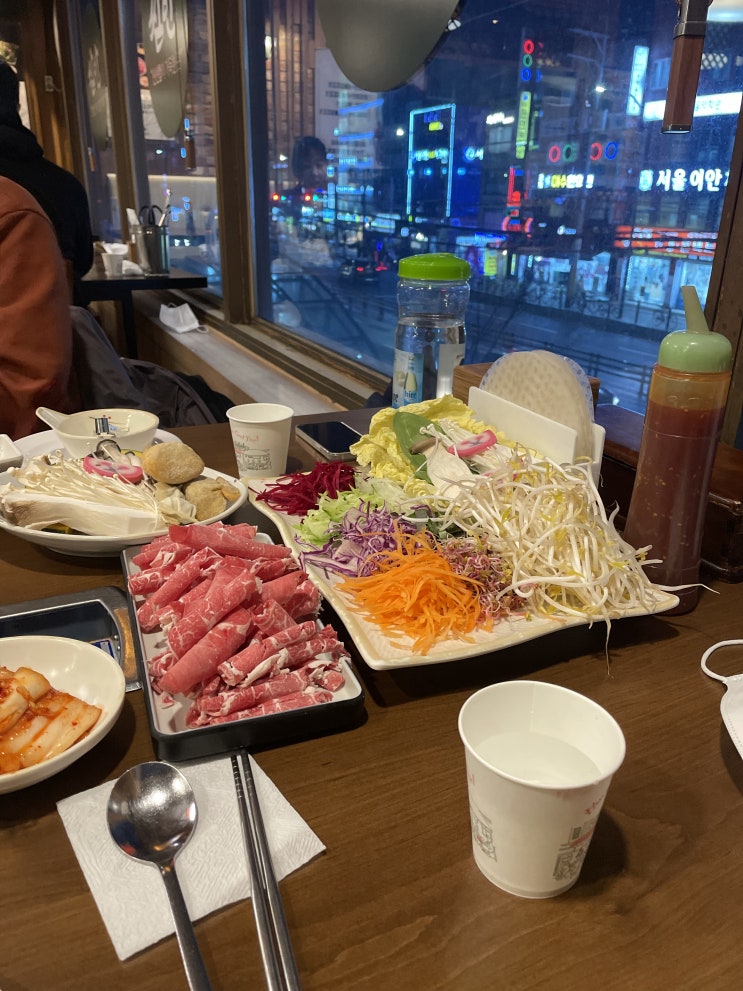 남성역 샤브샤브 맛집 쌈반