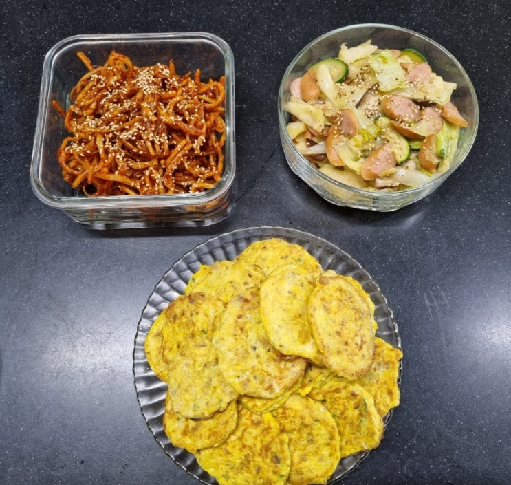  밑반찬만들기 냉장고파먹기 반찬요리 오늘의 집밥 메뉴 진미채 두부참치전
