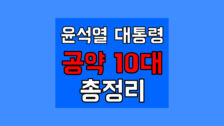 제 20대 대통령 윤석열 10대 공약집, 시·도 대상별 연령별 총정리