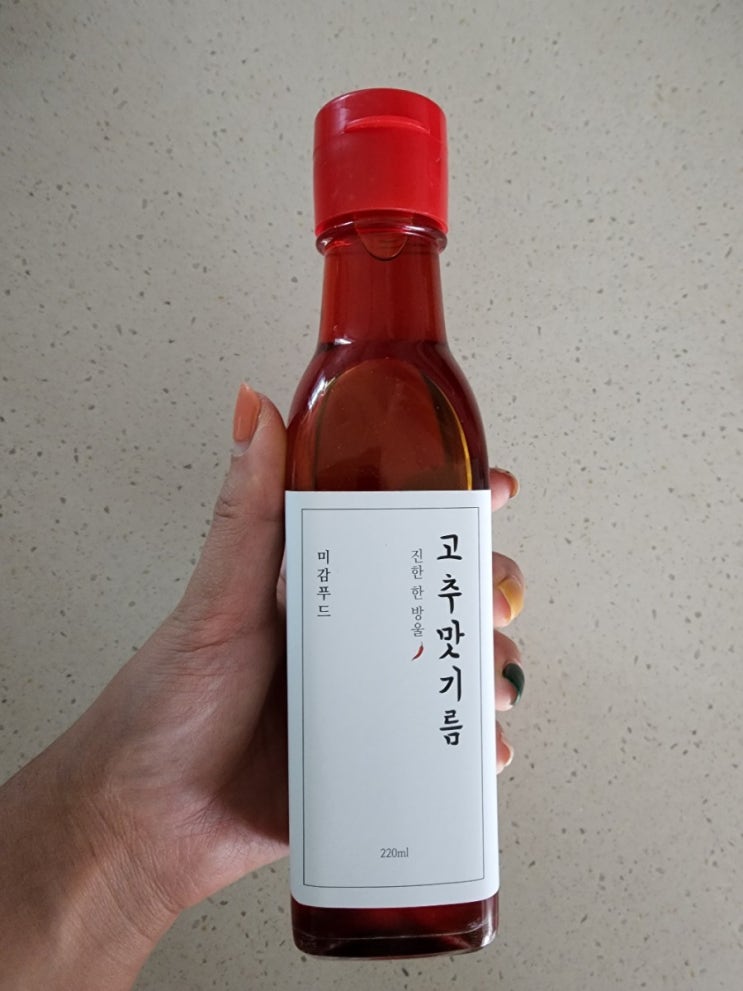  [미감푸드] 고추맛기름으로 간편하게 마늘종&건새우볶음 요리