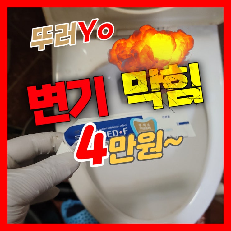  청라 화장실 뚫는업체 치약이 들어갔던 인천 서구 변기막힘 출장 수리(서울 경기)