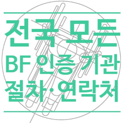 [BF]지정 기관 선택기준 (위치, 연락처, 인증절차 등)