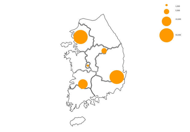  [PPT_Help_03] 한국 분포