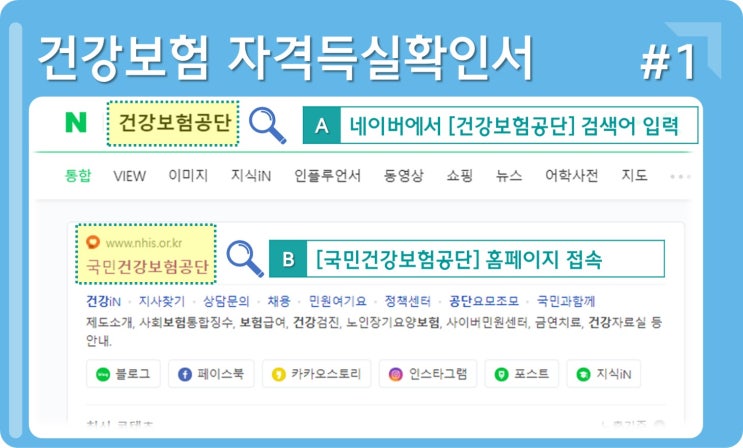  건강보험자격득실 확인서 발급