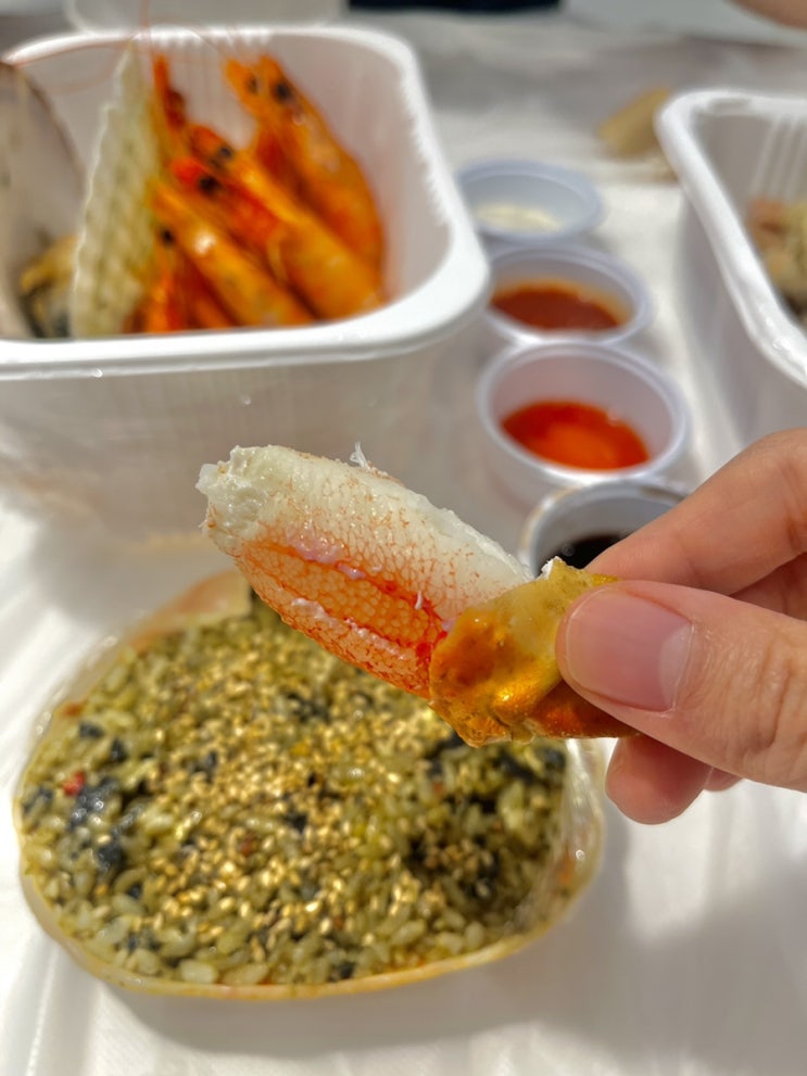  포항 대게 포장해서 안전하게 먹기 / 포항 등대수산