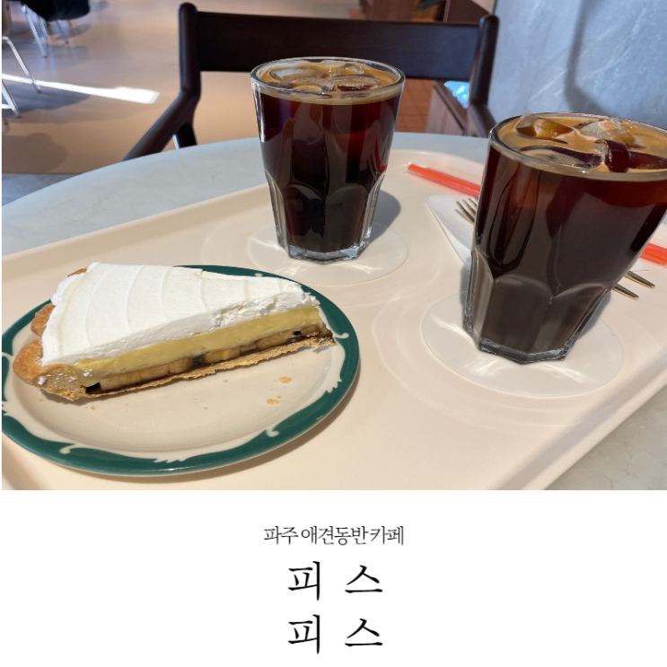  [파주 카페] 파주 출판 단지 타르트 맛집 애견 동반 카페 피스피스 내돈내산후기(메뉴,주차_22.2.20)
