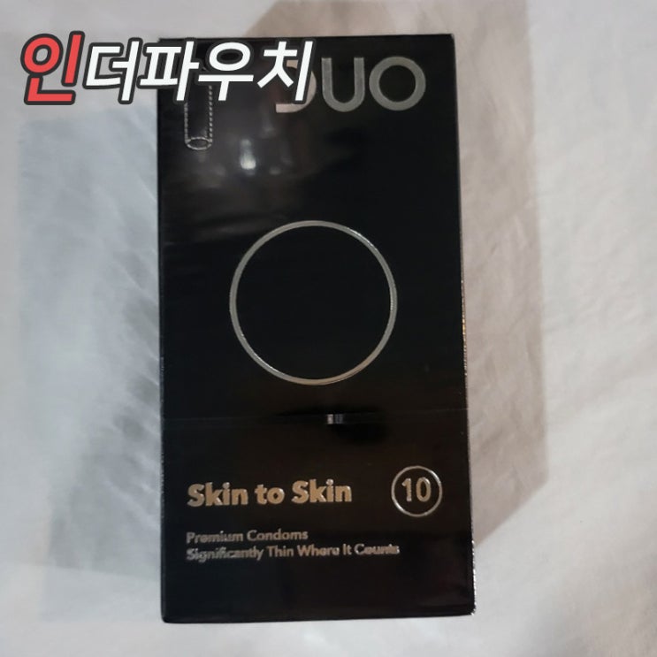  내몸에 밀착된 사용감좋은 초박형콘돔 듀오 스킨투스킨