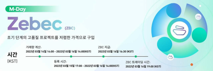  MEXC 거래소 Zebec(ZBC) 상장 예정
