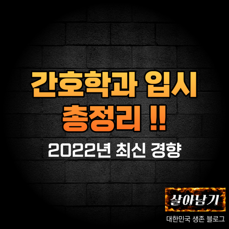  간호학과, 나에게 유리한 입시 유형은? 수능, 편입, 대졸자 유형 +간호학과 순위