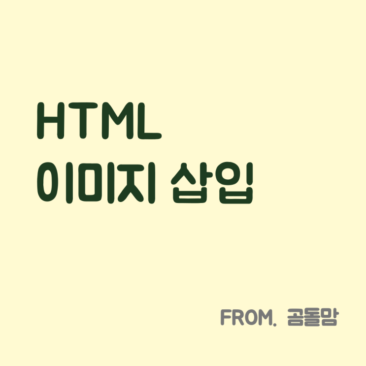  [왕초보 HTML] 이미지 삽입, 가로 배치