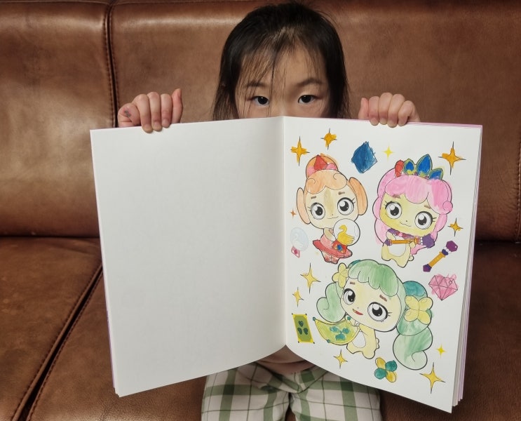 반짝반짝 캐치티니핑 시즌2 색칠공부, 물감색칠놀이 후기 반짝반짝 캐치티니핑 시즌2 색칠공부, 물감색칠놀이 후기