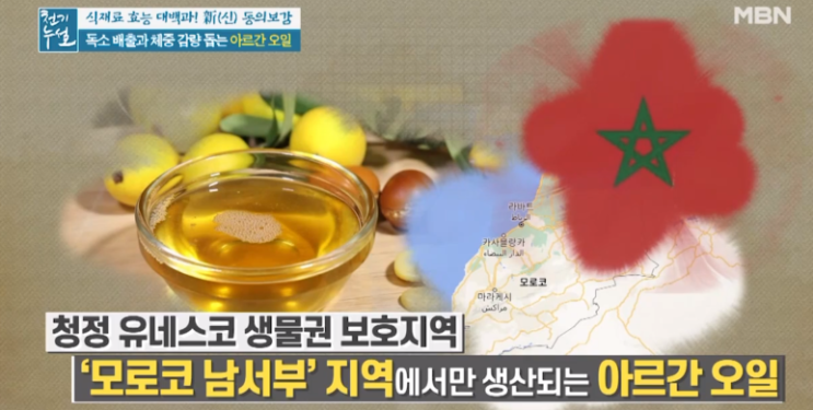  아르간 오일의 효능