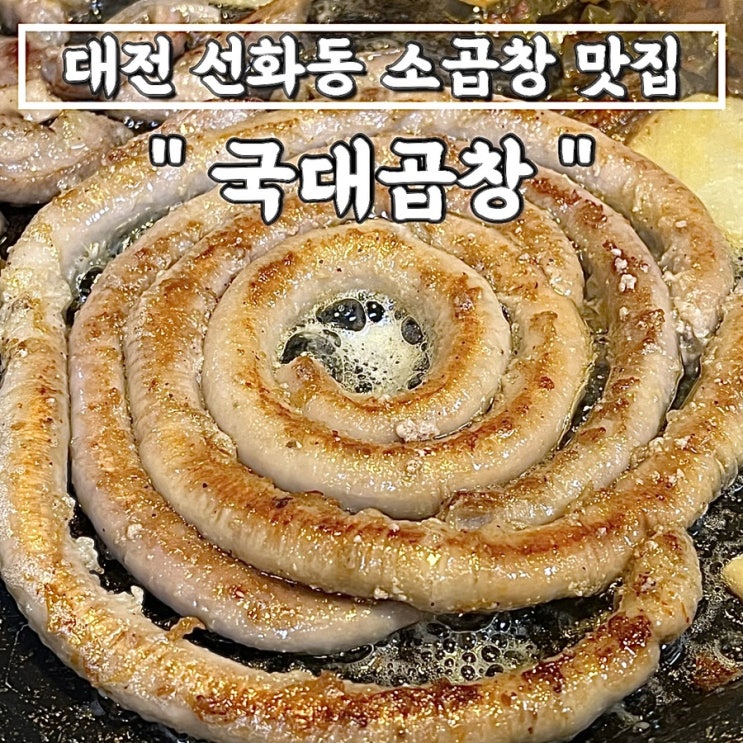 대전 선화동 소곱창맛집 "국대곱창" 맛있는데 양이적어 슬픈후기, K-디저트 볶음밥은 필수!