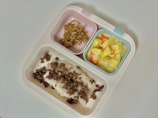  19개월 아기 유아식 식단 | 간단한 아기반찬 치즈감자조림