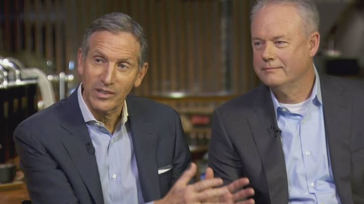  케빈 존슨 스타벅스 최고경영자(CEO) 은퇴, 하워드 슐츠(Howard Schultz) 임시 최고경영자(CEO) 복귀