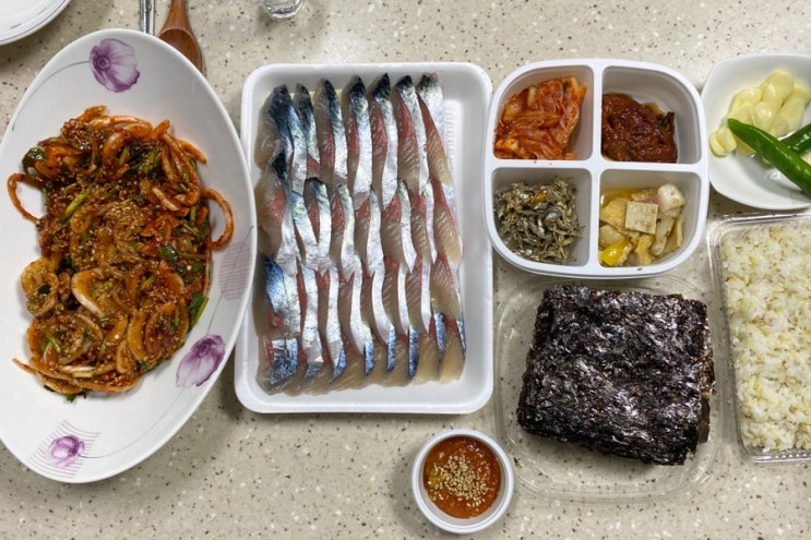 [고등어회] 서귀포 모슬포 고등어회 포장 맛집 : 미영이네