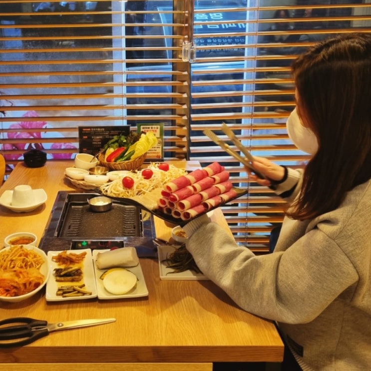  순천 고기집 호탄집 고소한 차돌삼합이 일품인 오천지구 순천삼합 맛집