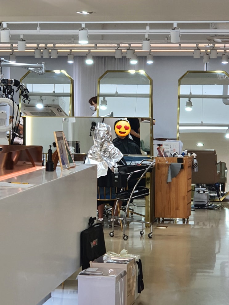 [청담동 위위아뜰리에] - 탈색 잘하는 미용실! 염색도 하다! (연예인 정면에서 만남)