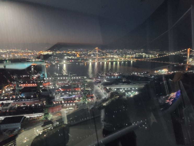  220226~28의 일상 / 울산여행 울산대교전망대 (야경도 괜찮음)