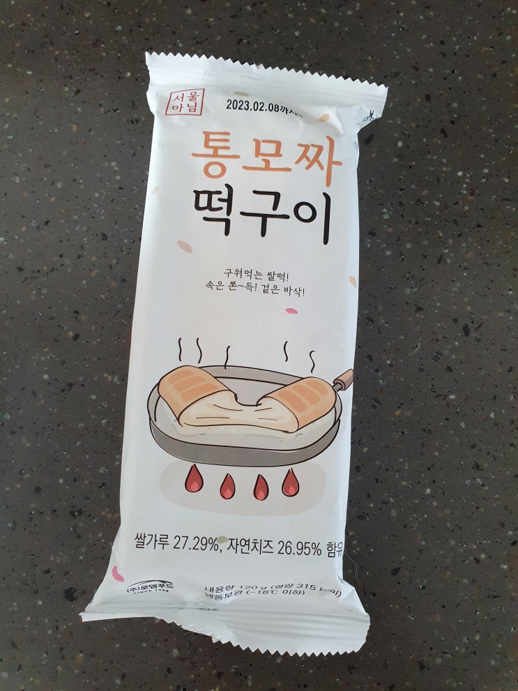  마켓컬리 서울마님 통모짜 떡구이