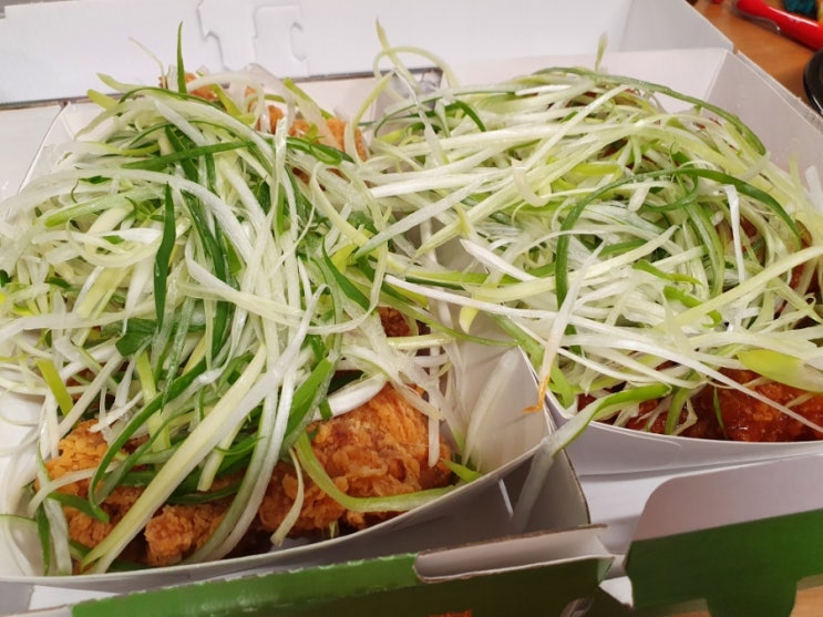  새로운 파닭 강자 치코파닭 구리점에서 배민1로 파닭 2마리 주문
