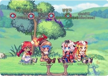  라테일 옛날 추억의 스샷 횡스크롤 액션 MMORPG 게임