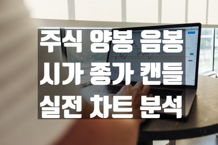  주식 양봉 음봉(시가.종가) 실전 차트로 간단하게 분석