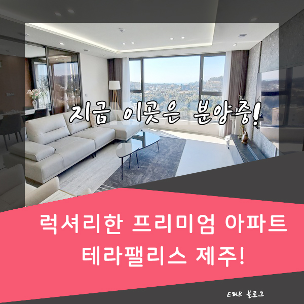  지금 이곳은 분양중! 제주 아파트 분양소식! 테라팰리스 제주