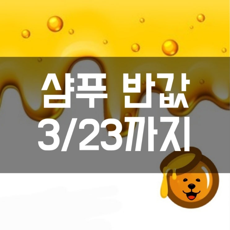  [네고왕]  샴푸 반값 프로모션 (LG생활건강)