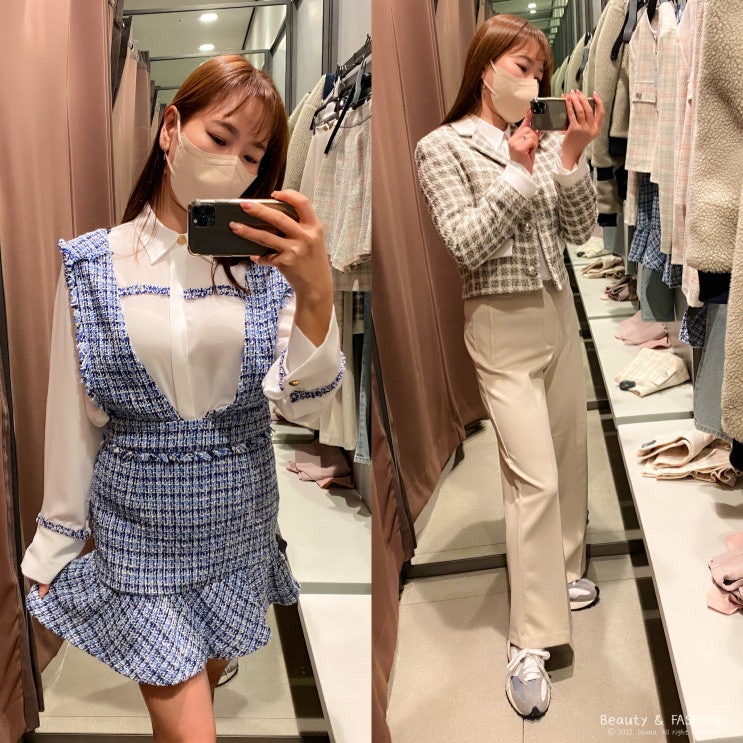 자라 ZARA 트위드 자켓 원피스 봄 신상 스타일링 자라 ZARA 트위드 자켓 원피스 봄 신상 스타일링