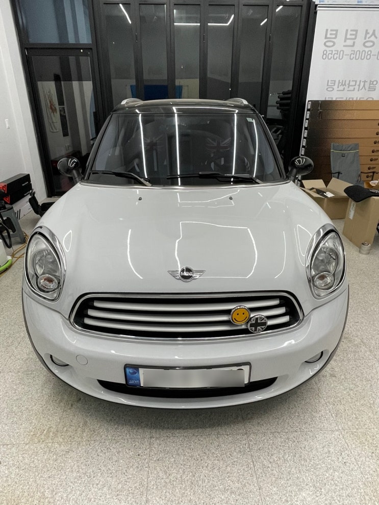  대전 미니 컨트리맨(R60) 아이나비 Z7000 블랙박스 장착과 커스텀