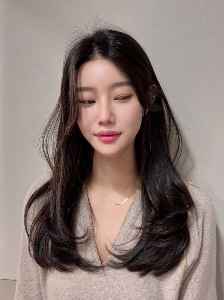  레이어드씨컬펌/잔머리펌/적나란 헤어라인 교정/숙대미용실 /살롱오디너리실장유림쌤  !