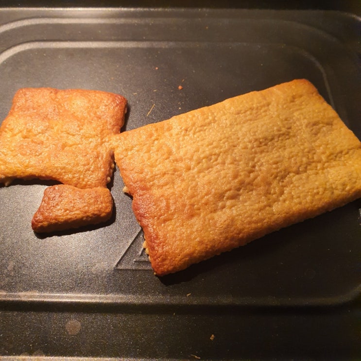 크런키 구워먹는 초코 마늘빵맛 / 초콜릿을 에어프라이어에 구워먹기 / 엄지척^^