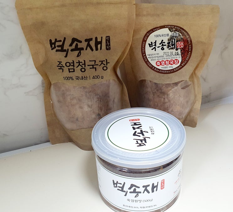  벽송재전통장 구수한 국산청국장 시골된장 냄새가 강하지 않고 짜지 않은 청국장