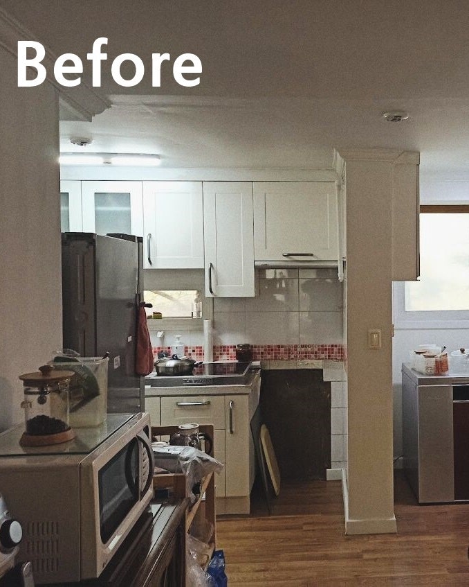 구축 주방인테리어 온라인 집들이,  Before & After (4)